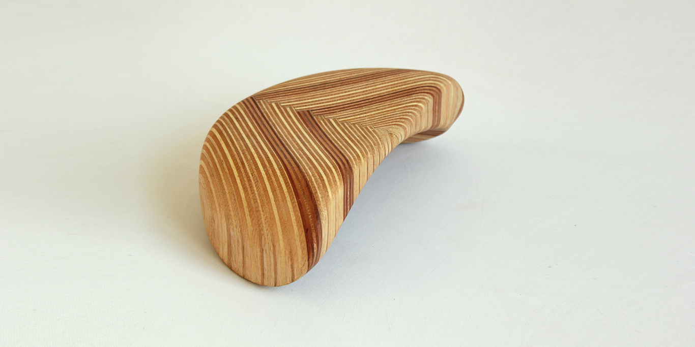 2 Meditation Bench Multilaminated Wood